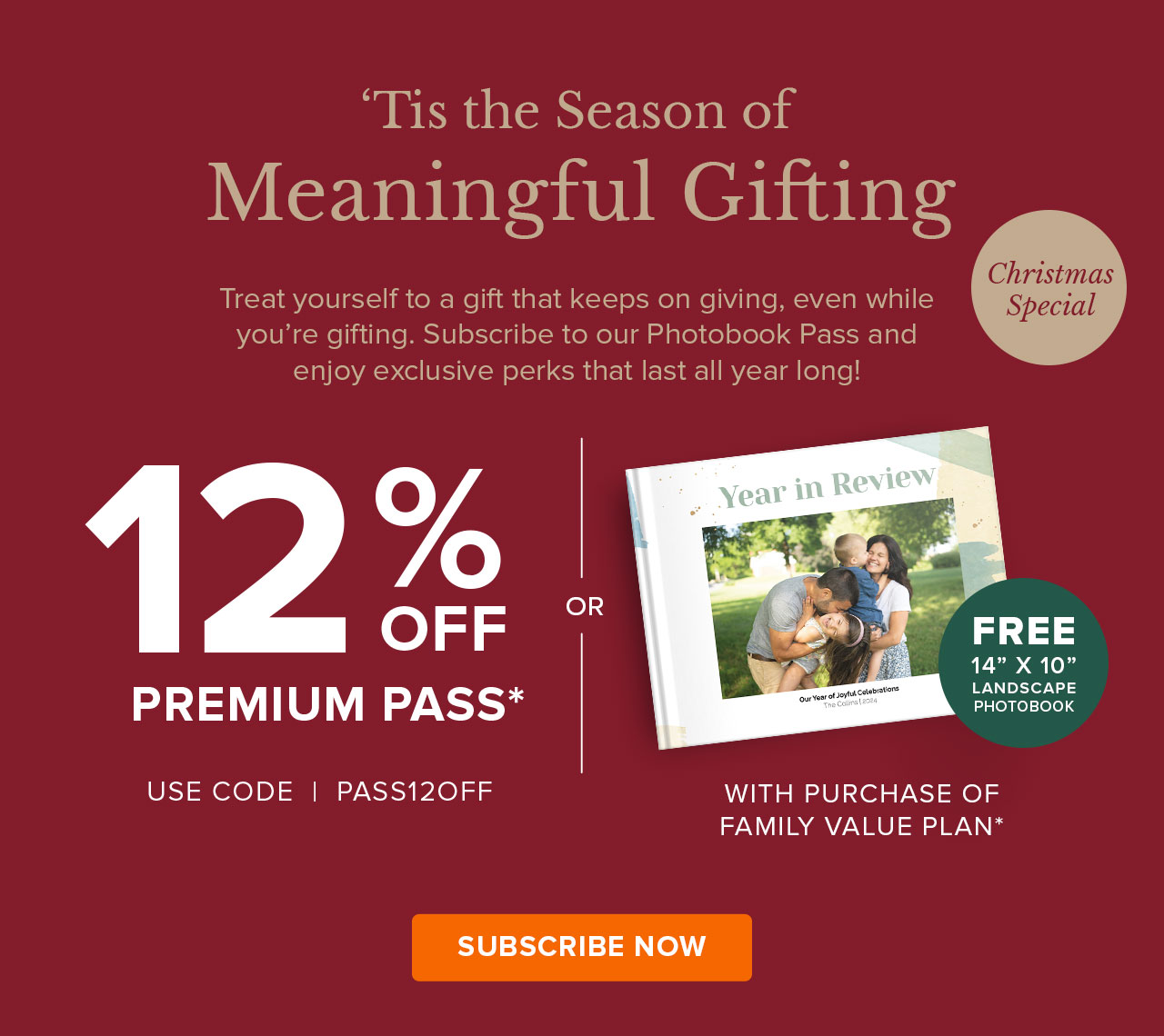 12% OFF PREMIUM PASS*